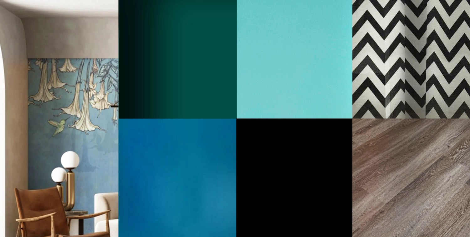 Finding the colors that most resonated with the Client's expectations about the new home.